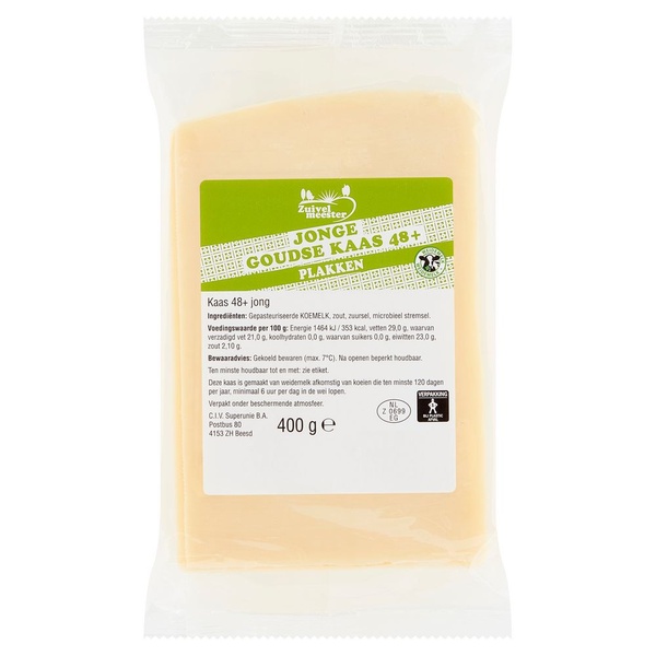 Zuivelmeester kaasplakken jong 48+ voorkant