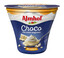 Almhof pudding choco met slagroom wit vanille voorkant