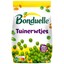 Bonduelle tuinerwtjes extra fijn achterkant