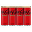 Coca Cola zero caffeïne blik 8 x 250 ml voorkant