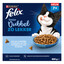 Felix Felix Dubbel Zo Lekker Senior Kattenvoer 800g voorkant