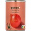 g'woon tomaten gepelde voorkant