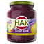 Hak rode kool met stukjes peer voorkant