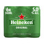 Heineken pils 6-pack blik 500 ml voorkant