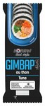 Korean Food Style bevroren gimbap gemaakt met tonijn met tonijn voorkant