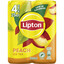 Lipton Lipton Peach 250ml 4 stuks voorkant