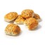Lokale Bakker zachte bollen wit met zonnepitten voorkant