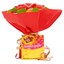 Look-O-Look snoep flower candy achterkant