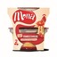 Mona pudding vanille met aardbeiensaus voorkant