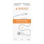 Phonejuice Micro-USB kabel 1 meter wit voorkant