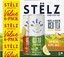 Stëlz hard drinks iced tea lemon & peach voorkant