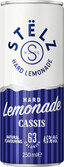 Stëlz Hard lemonade Cassis voorkant