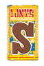 Tony's chocolonely chocoladeletter melk pepernoot S voorkant