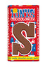 Tony's chocolonely chocoladeletter melk S voorkant