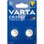 Varta knoopcel lithium CR2032 2 stuks voorkant