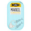 Vis Marine makreel in zonnebloemolie voorkant